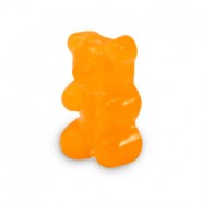 Resin gummy bear kraal 17mm Neon orange